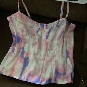 Tie-Dye corset top